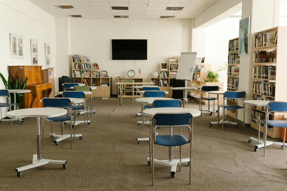 Empty classroom